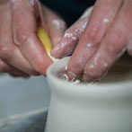 Juliet Macleod in her studio 2018